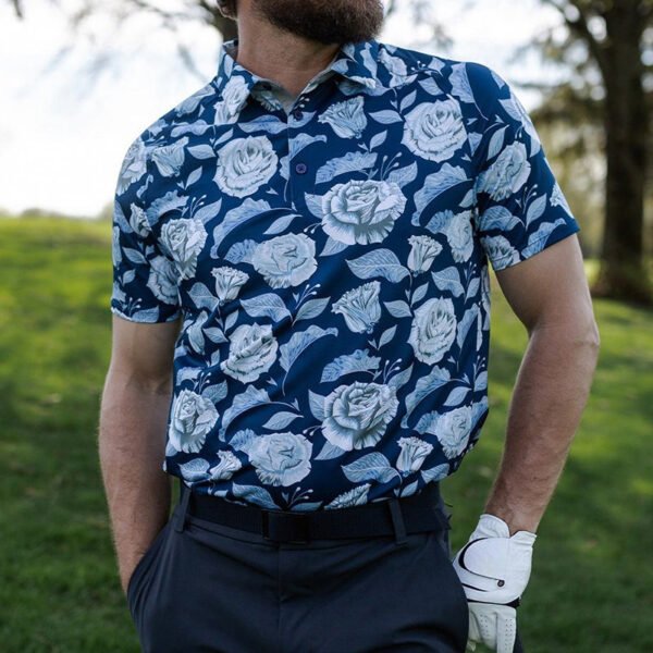 Men’s All Over Print Golf Polo Shirt – Custom Sublimation