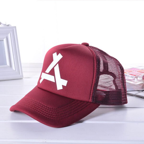 baseball cap1 Custom Breathable Mesh Panel 5-Panel Camp Caps with Adjustable Strap