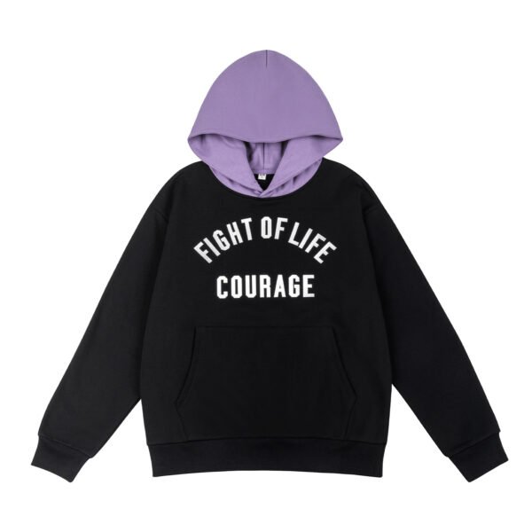 athletic hoodie color panel design