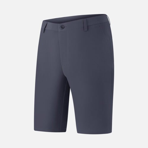 Close-up of moisture-wicking fabric texture on Apex Stealth golf shorts.