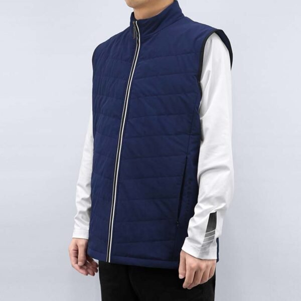 mens warm padded golf vest sleeveless jacket