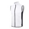 mens padded golf gilet contrast trim vest