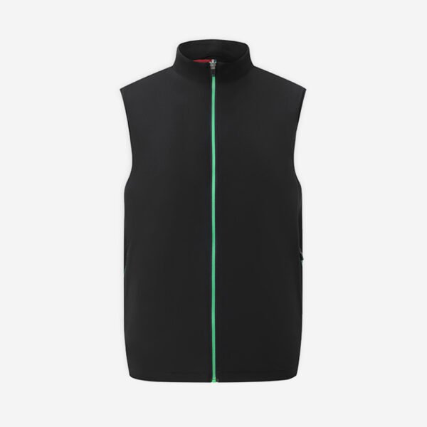 panel golf vest mens performance golf outerwear