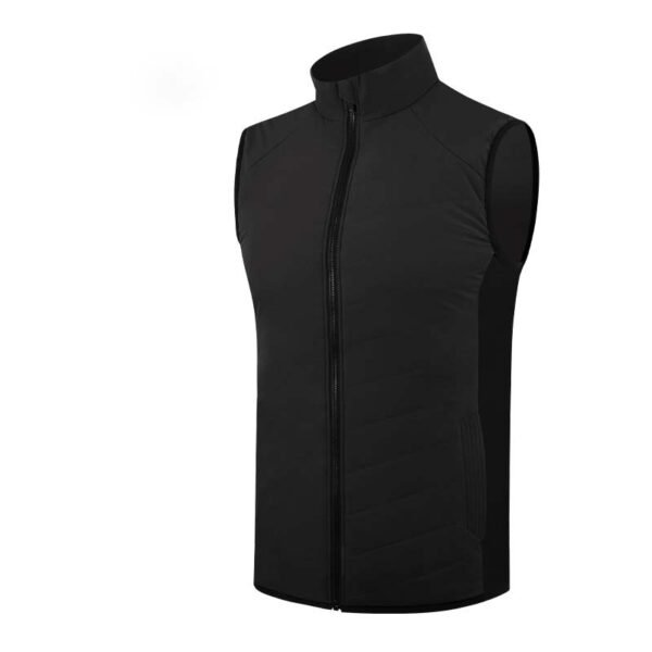 mens golf outerwear padded contrast vest