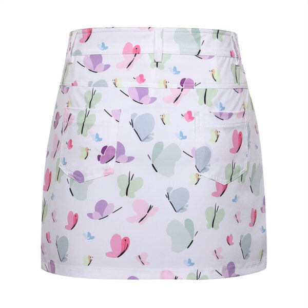 Women’s All Over Print Pleated Golf Skirt with Pockets
