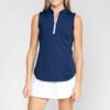 Custom Women’s Sleeveless 1/4 Zip Golf Top