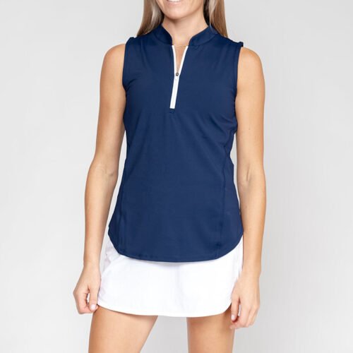 Custom Women’s Sleeveless 1/4 Zip Golf Top