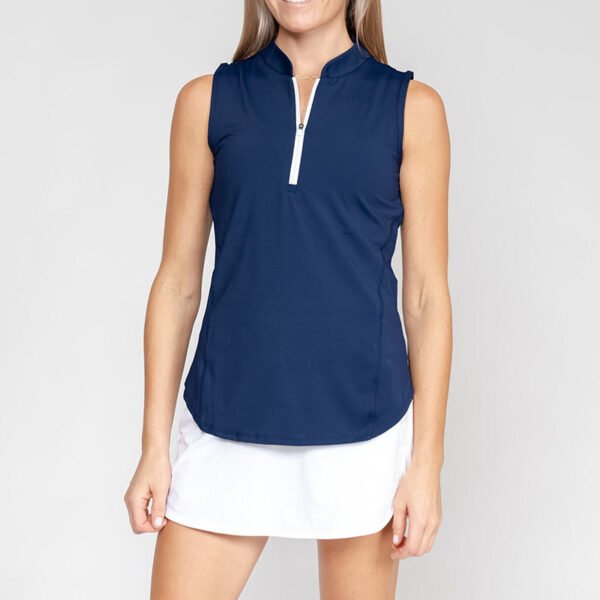 Custom Women’s Sleeveless 1/4 Zip Golf Top