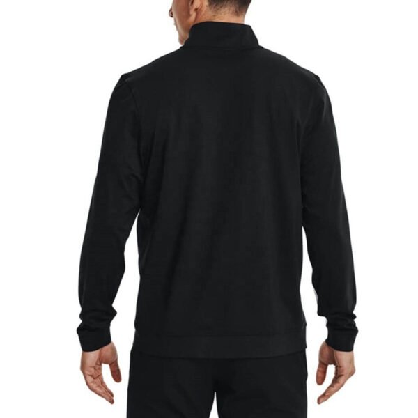 mens panel design golf fleece midlayer pullover
