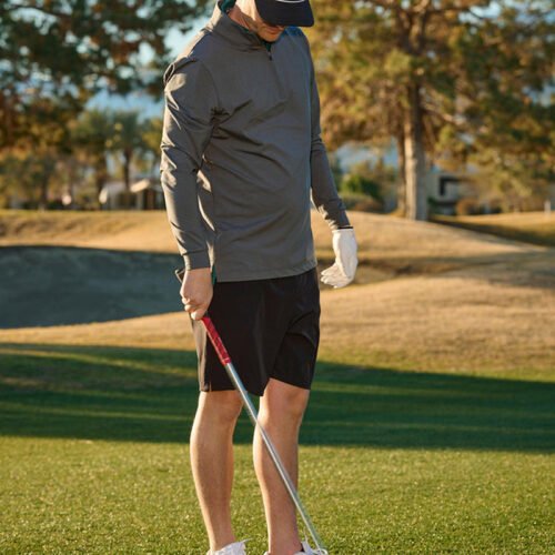 mens golf fleece midlayer pullover warm golf top