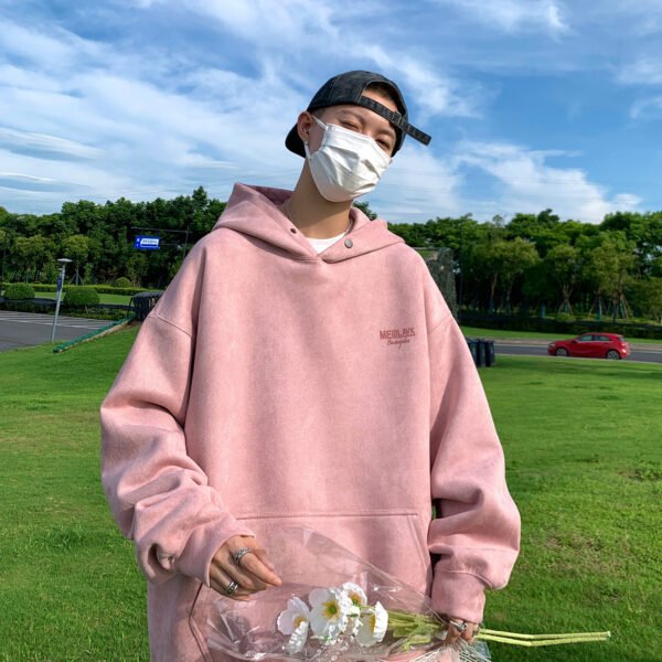 oversized streetwear hoodie front view