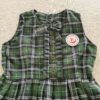 plaid school dress uniform detail
