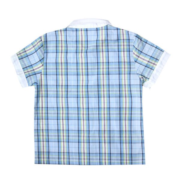 plaid school uniform back design