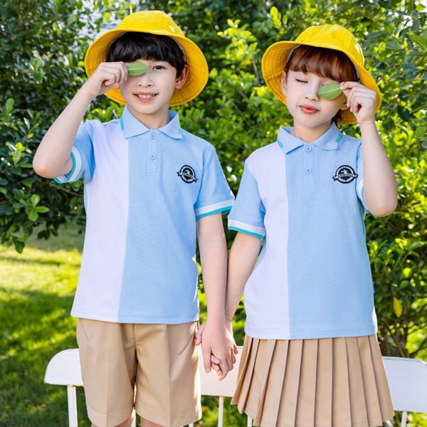 kids sports uniform side view
