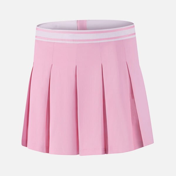 skirt3 women’s color block golf skirt pleated front view