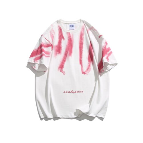 custom graphic cotton t shirt front print