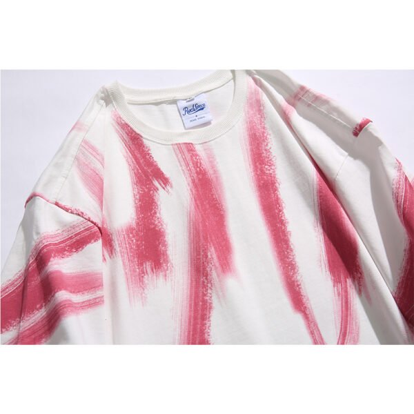 custom printed tee back view