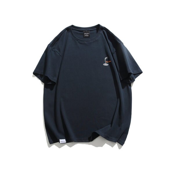 custom cotton printed t shirt front view