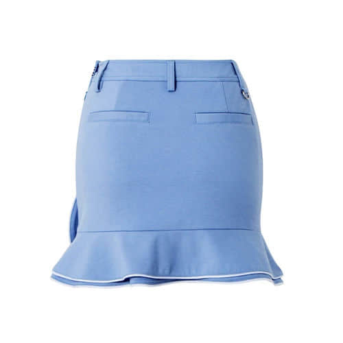 women blue short golf skirt