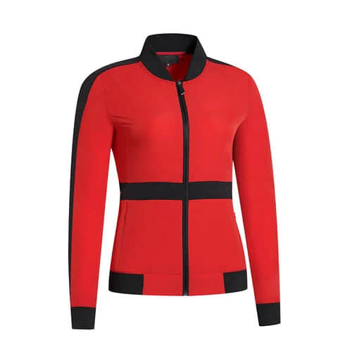 Manufacturer casual sport jacket women zipper golf jacket