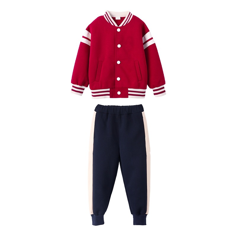 New baseball jacket private school uniform for kids